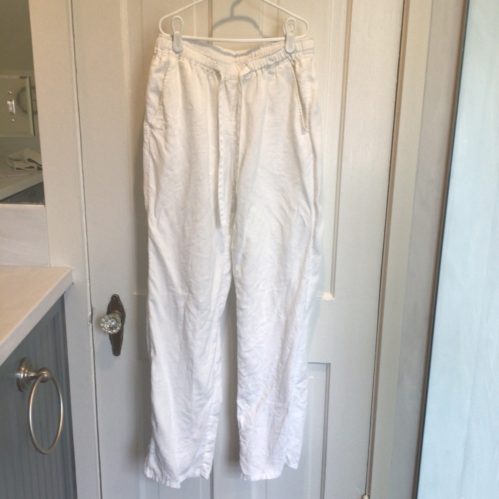 Vineyard Vines - White Linen Pants XS